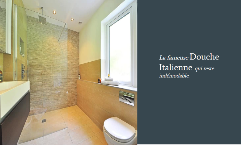 La douche italienne