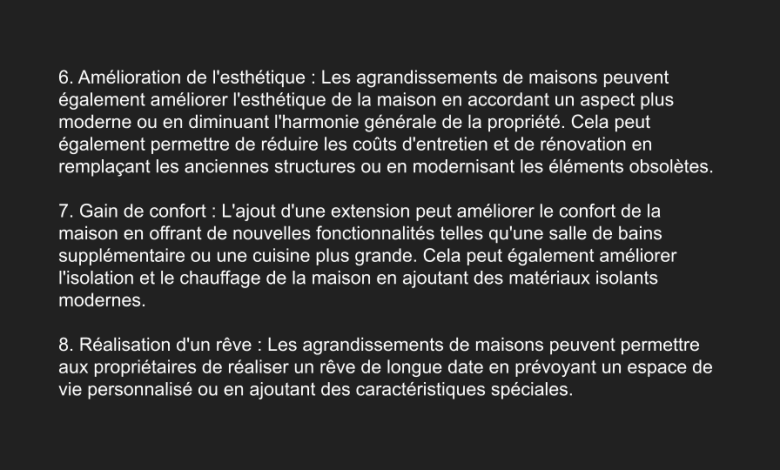 Agrandissement de maison - Boonyan Info