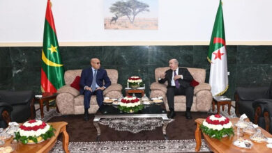 AbdelMadjid Tebboune et Mohammed Ould Cheikh El Ghazouani