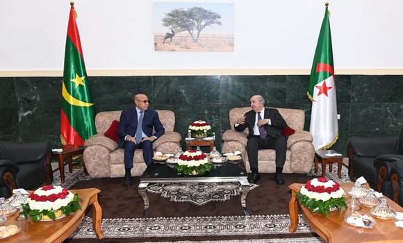 AbdelMadjid Tebboune et Mohammed Ould Cheikh El Ghazouani