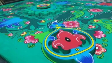 art de la peinture sur bois