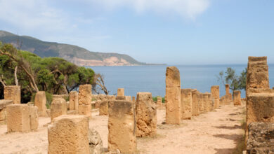 le cardo maximus de la ville romaine Tipaza