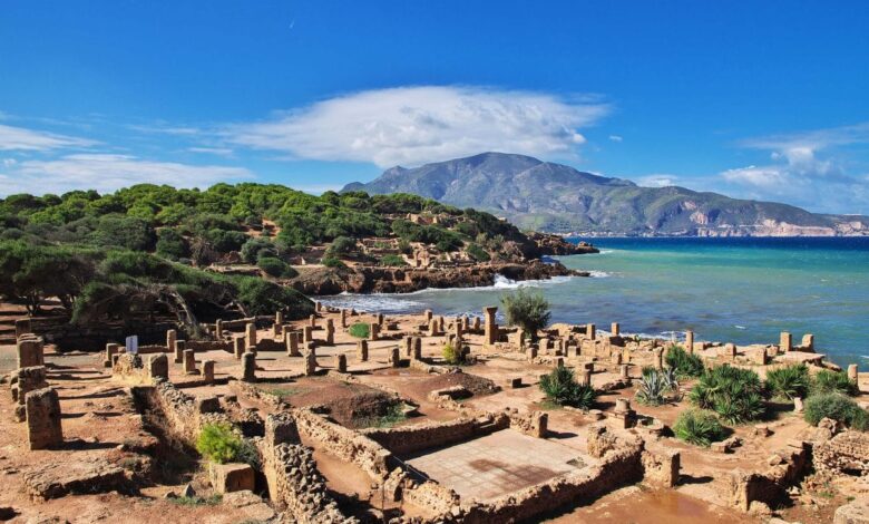 Les ruines romaines à Tipaza