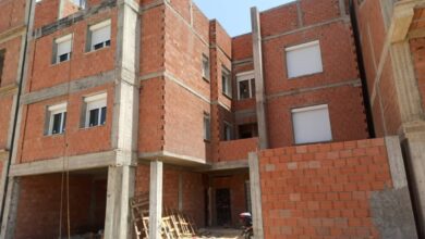 Maison en construction en Algérie