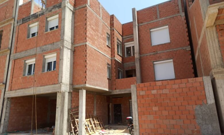 Maison en construction en Algérie