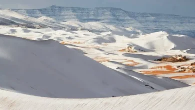 neige sahara