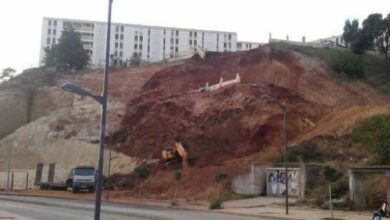 Glissement de terrain à Alger