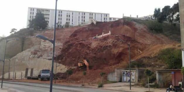 Glissement de terrain à Alger